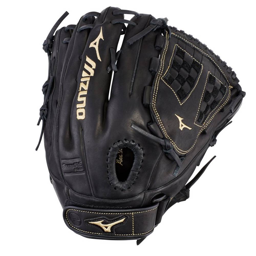 Damske Rukavice Mizuno MVP Prime Fastpitch 12.5" Softball Čierne Vypredaj MSVA38126
